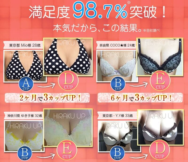 ヒラクアップの効果をネタバレ【皮絡リンパでバストアップ】大澤美樹監修 知見の宝庫